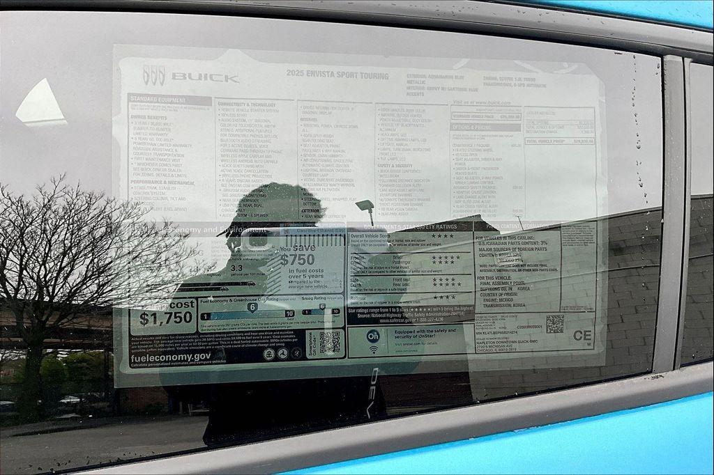 new 2025 Buick Envista car, priced at $27,195