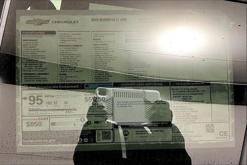 new 2025 Chevrolet Blazer EV car, priced at $44,035