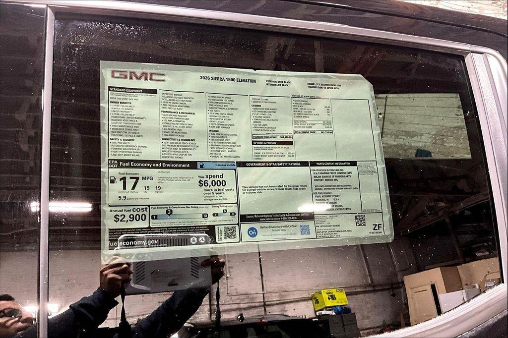 new 2026 GMC Sierra 1500 car, priced at $54,781