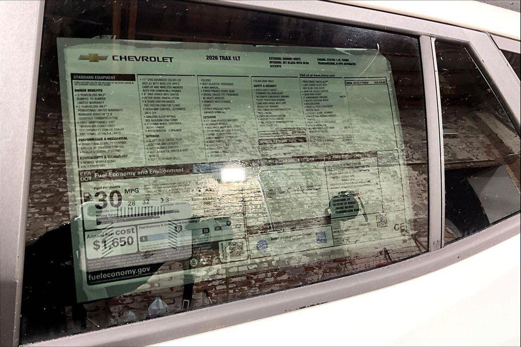 new 2026 Chevrolet Trax car, priced at $25,368