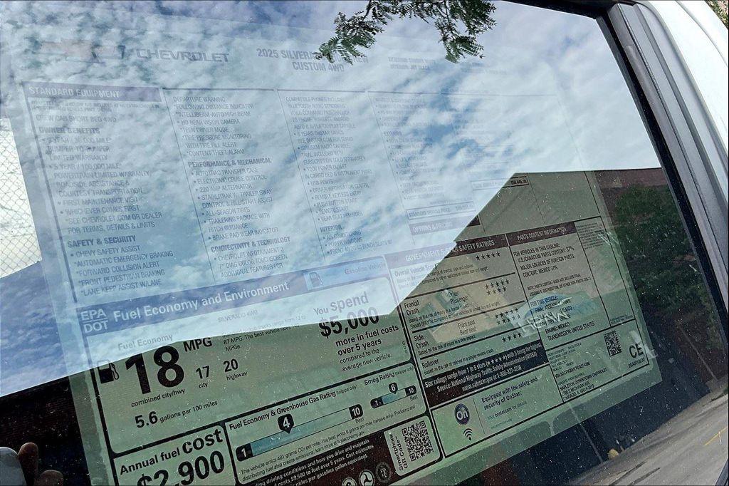 new 2025 Chevrolet Silverado 1500 car, priced at $40,897