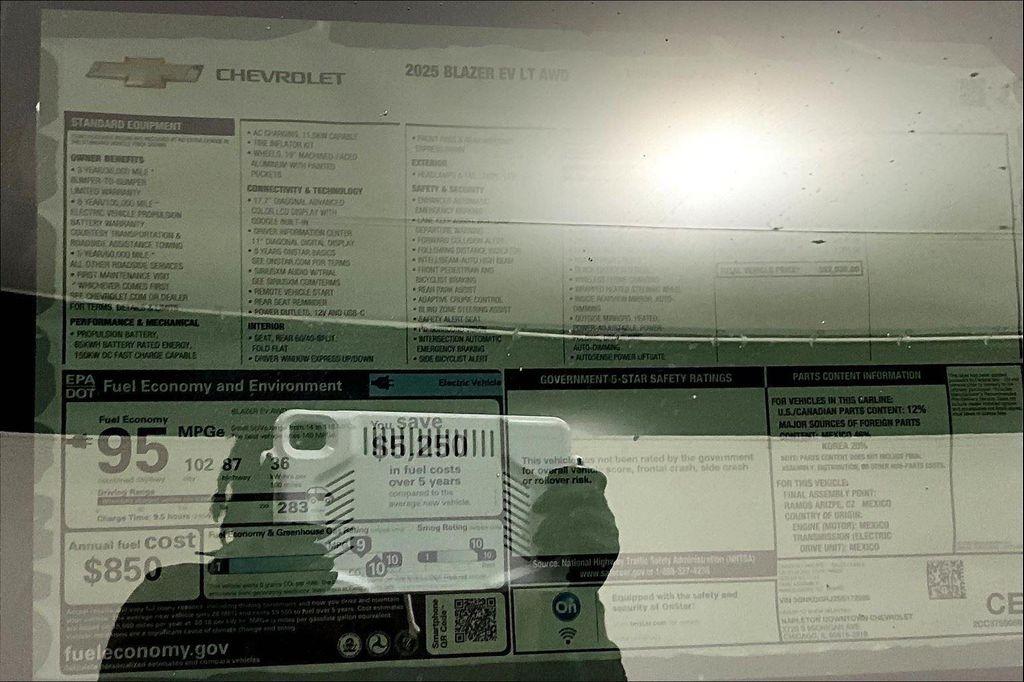 new 2025 Chevrolet Blazer EV car, priced at $44,035