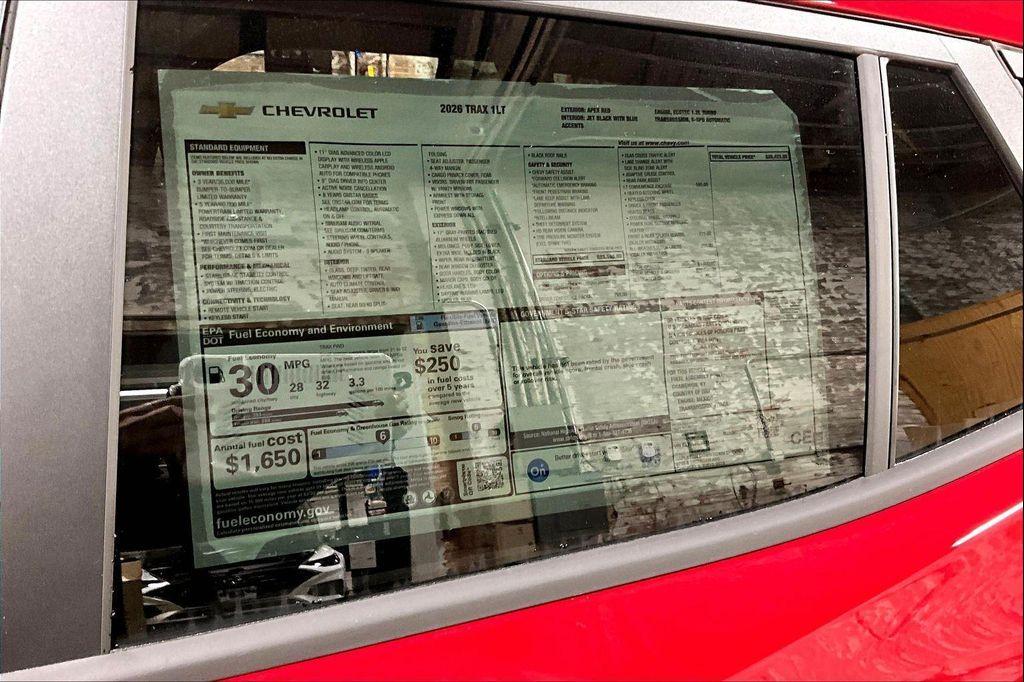 new 2026 Chevrolet Trax car, priced at $25,368