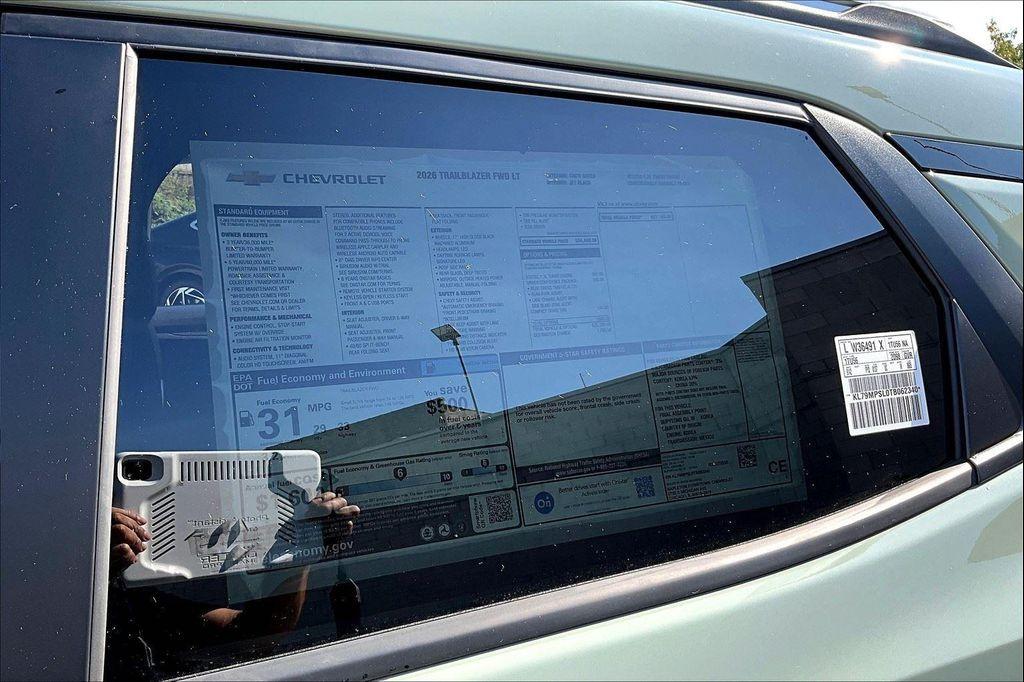 new 2026 Chevrolet TrailBlazer car, priced at $25,278