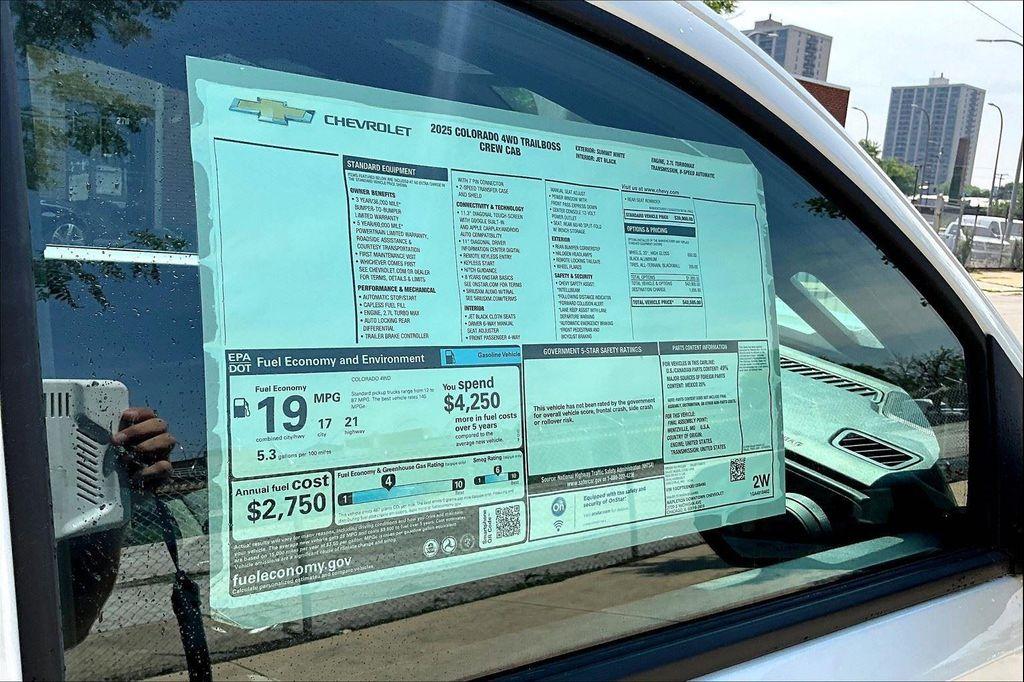 new 2025 Chevrolet Colorado car, priced at $38,688