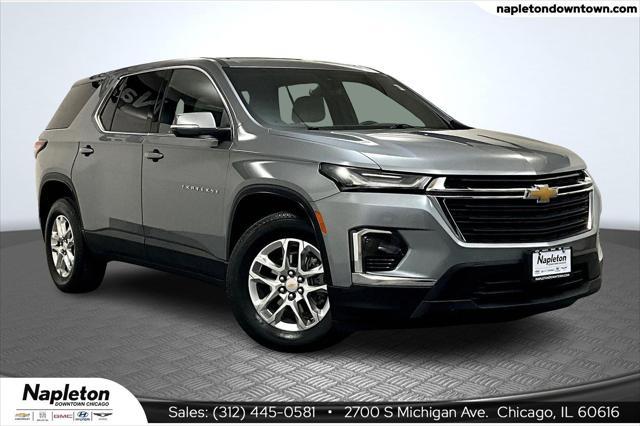 used 2023 Chevrolet Traverse car, priced at $27,498