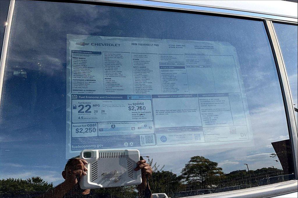 new 2026 Chevrolet Traverse car, priced at $42,503