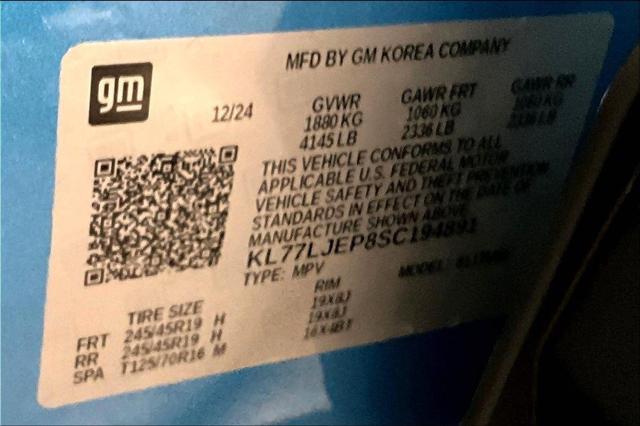 new 2025 Chevrolet Trax car, priced at $24,990