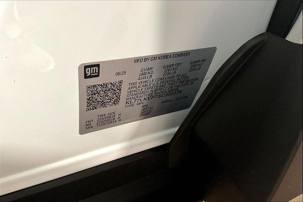 new 2025 Chevrolet Trax car, priced at $25,845
