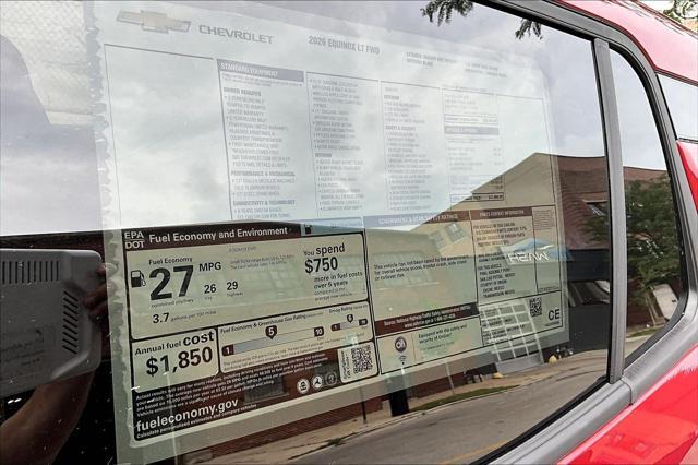 new 2026 Chevrolet Equinox car, priced at $28,905