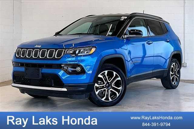 used 2022 Jeep Compass car, priced at $24,533