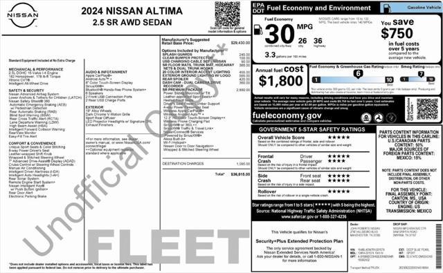 used 2024 Nissan Altima car, priced at $27,329