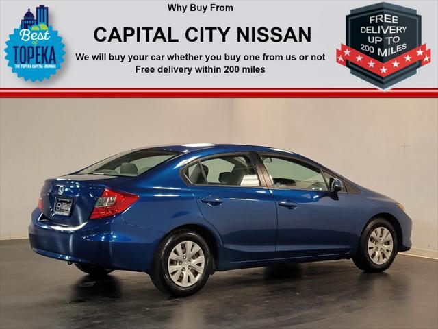 used 2012 Honda Civic car, priced at $10,850