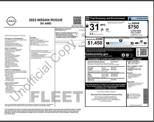 used 2023 Nissan Rogue car, priced at $27,840