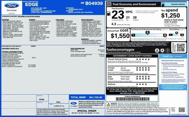 used 2022 Ford Edge car, priced at $26,693