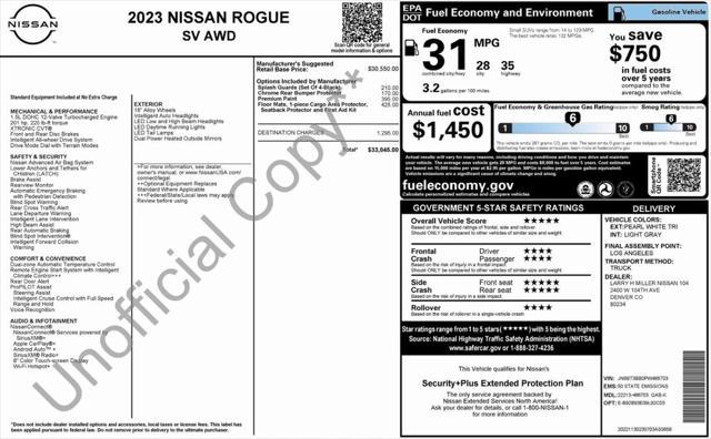 used 2023 Nissan Rogue car, priced at $25,914