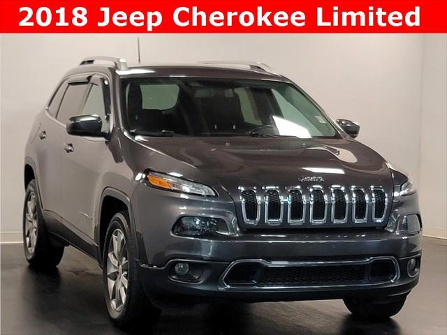 used 2018 Jeep Cherokee car, priced at $18,849