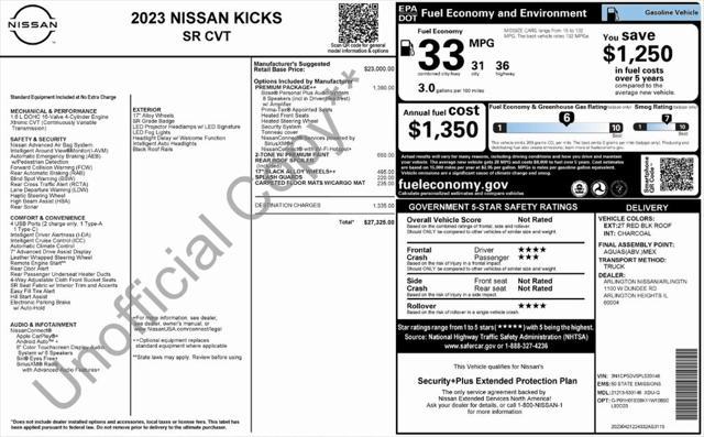 used 2023 Nissan Kicks car, priced at $20,690