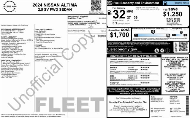 used 2024 Nissan Altima car, priced at $22,813