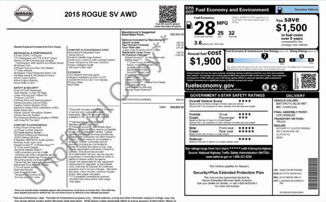 used 2015 Nissan Rogue car, priced at $13,194