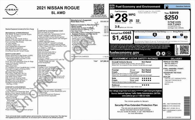 used 2021 Nissan Rogue car, priced at $23,696