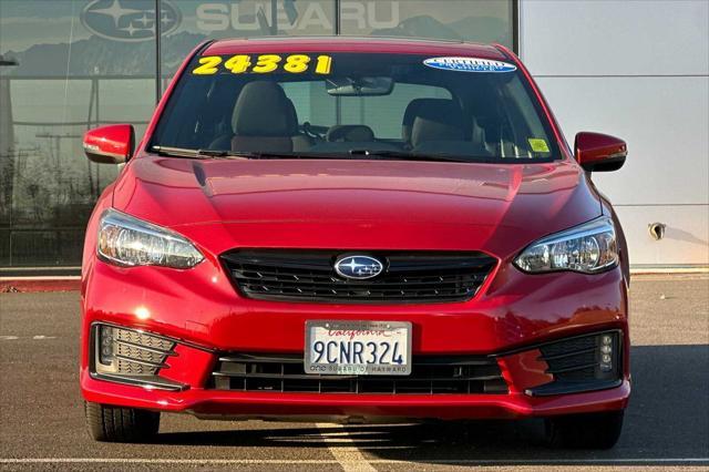 used 2022 Subaru Impreza car, priced at $24,377