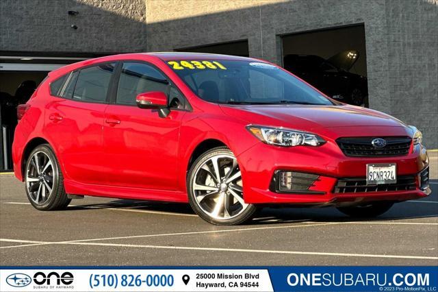 used 2022 Subaru Impreza car, priced at $24,377