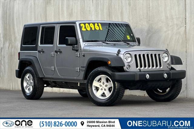 used 2014 Jeep Wrangler Unlimited car, priced at $20,361