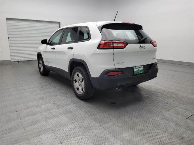 used 2016 Jeep Cherokee car, priced at $15,395