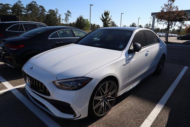 used 2023 Mercedes-Benz AMG C 43 car, priced at $54,190