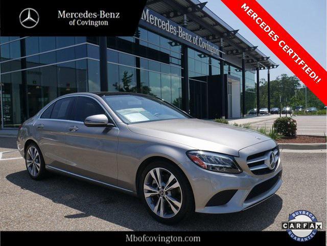 used 2020 Mercedes-Benz C-Class car, priced at $20,000