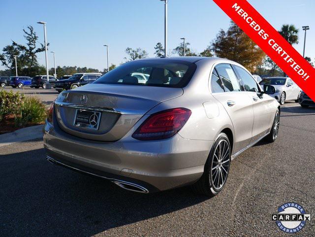 used 2021 Mercedes-Benz C-Class car, priced at $22,579