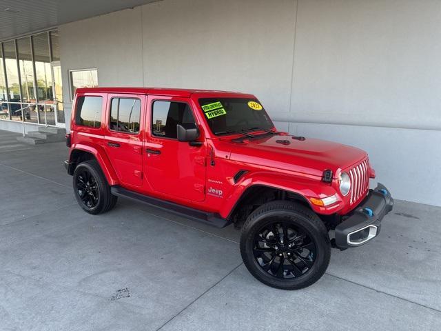 used 2023 Jeep Wrangler 4xe car, priced at $36,991