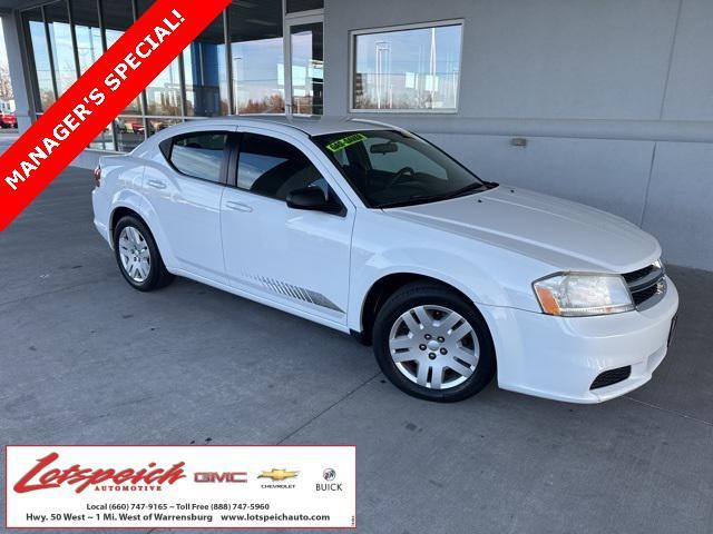 used 2013 Dodge Avenger car, priced at $8,991