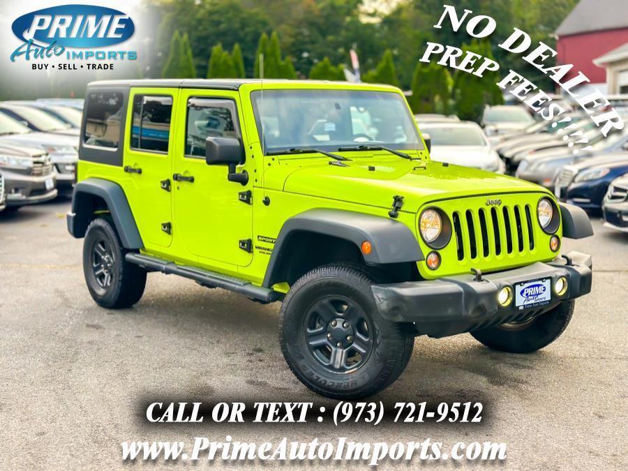 used 2016 Jeep Wrangler Unlimited car, priced at $15,490