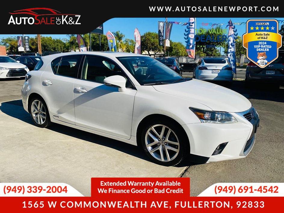 used 2015 Lexus CT 200h car, priced at $10,999