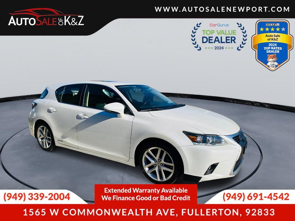 used 2015 Lexus CT 200h car, priced at $10,999