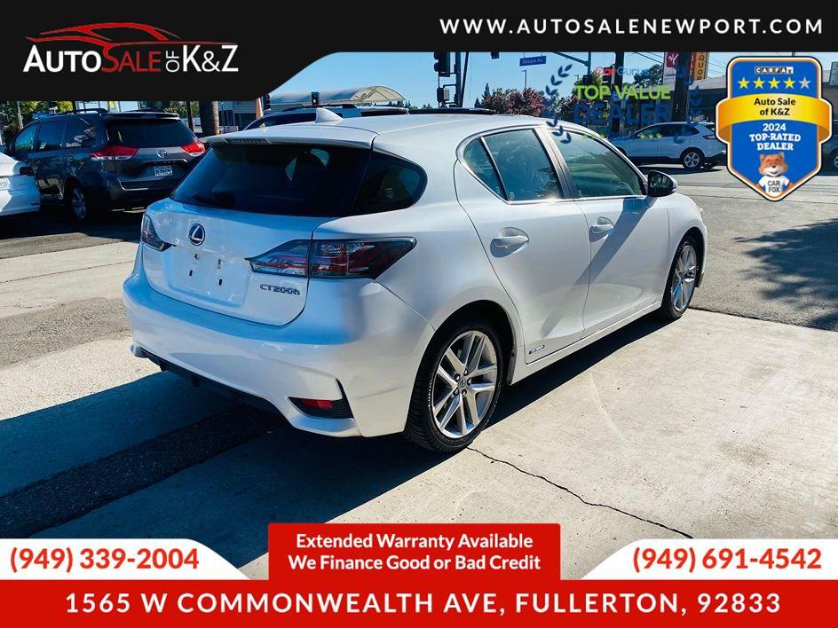 used 2015 Lexus CT 200h car, priced at $10,999