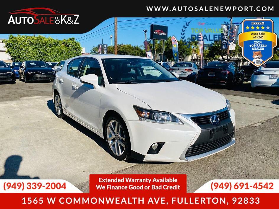used 2015 Lexus CT 200h car, priced at $10,999