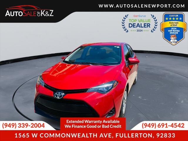 used 2017 Toyota Corolla car, priced at $10,999