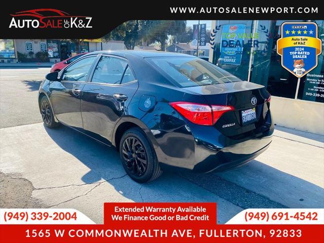 used 2018 Toyota Corolla car, priced at $9,999