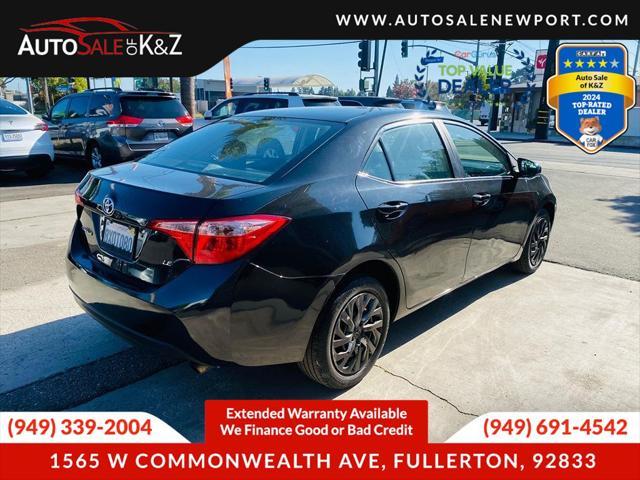 used 2018 Toyota Corolla car, priced at $9,999