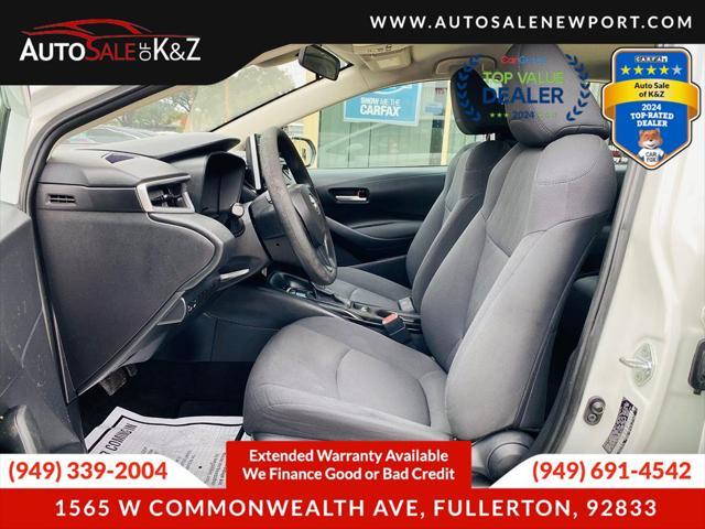used 2020 Toyota Corolla car, priced at $10,499