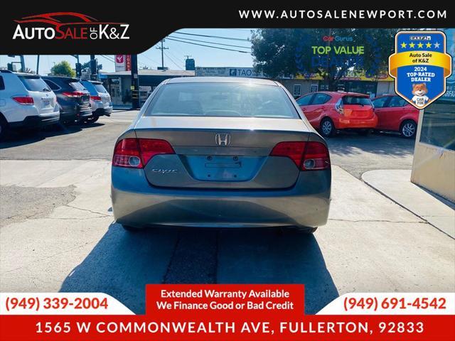 used 2007 Honda Civic car, priced at $6,299