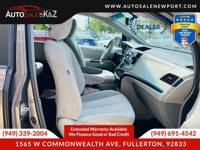 used 2014 Toyota Sienna car, priced at $10,000