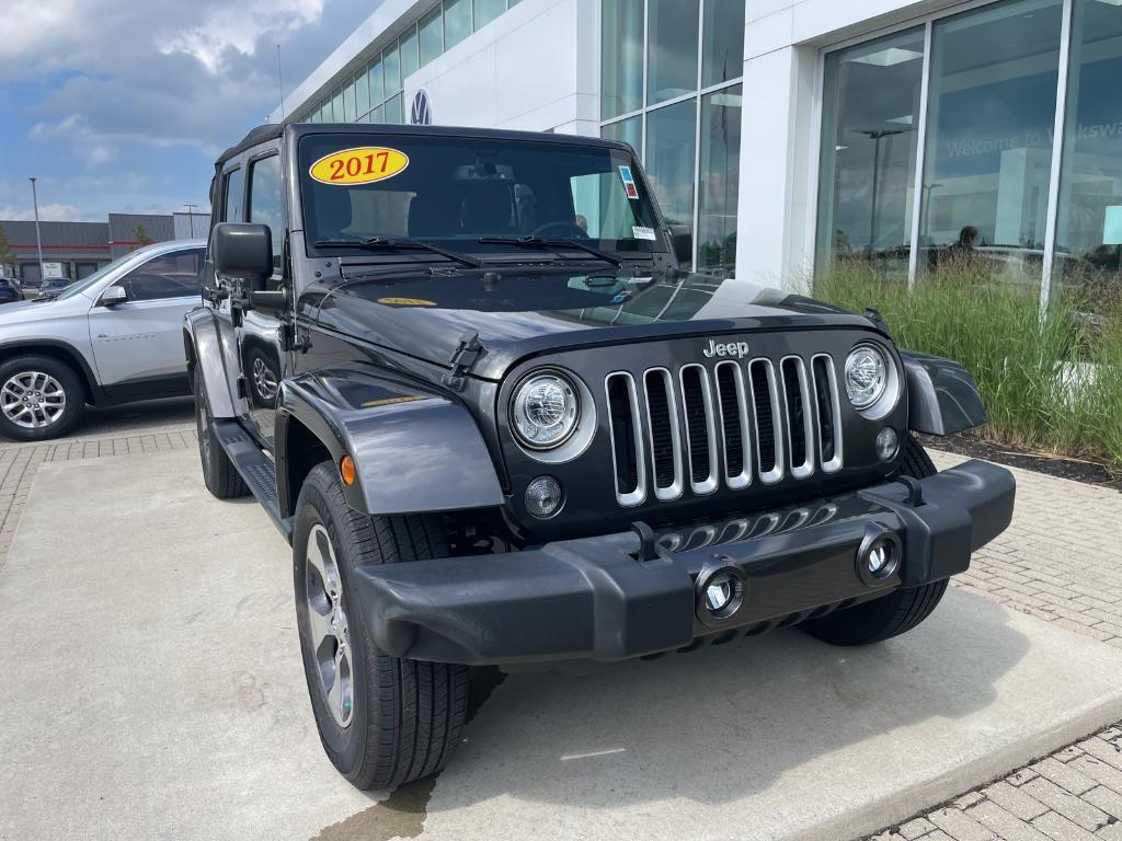used 2017 Jeep Wrangler Unlimited car, priced at $24,374