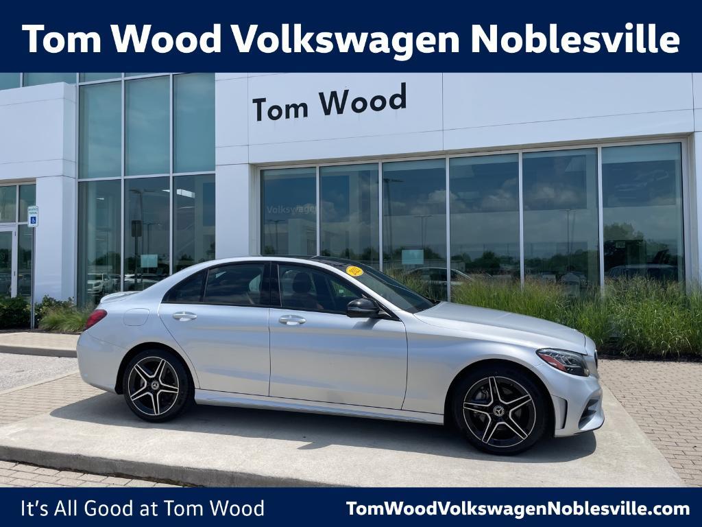 used 2021 Mercedes-Benz C-Class car, priced at $22,917