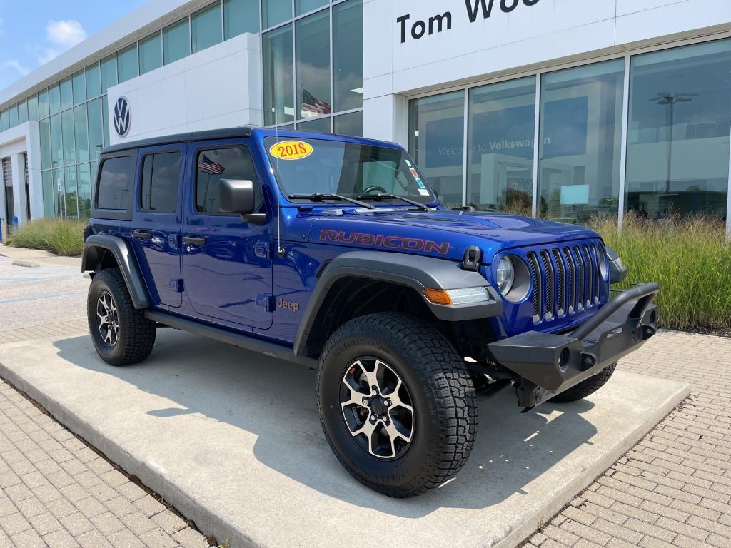 used 2018 Jeep Wrangler Unlimited car, priced at $33,539