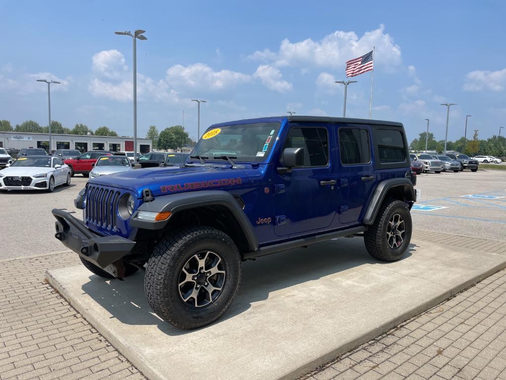 used 2018 Jeep Wrangler Unlimited car, priced at $33,539