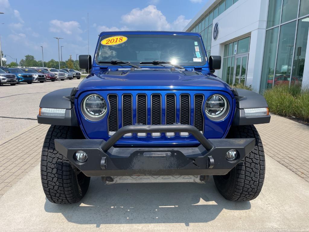 used 2018 Jeep Wrangler Unlimited car, priced at $33,539